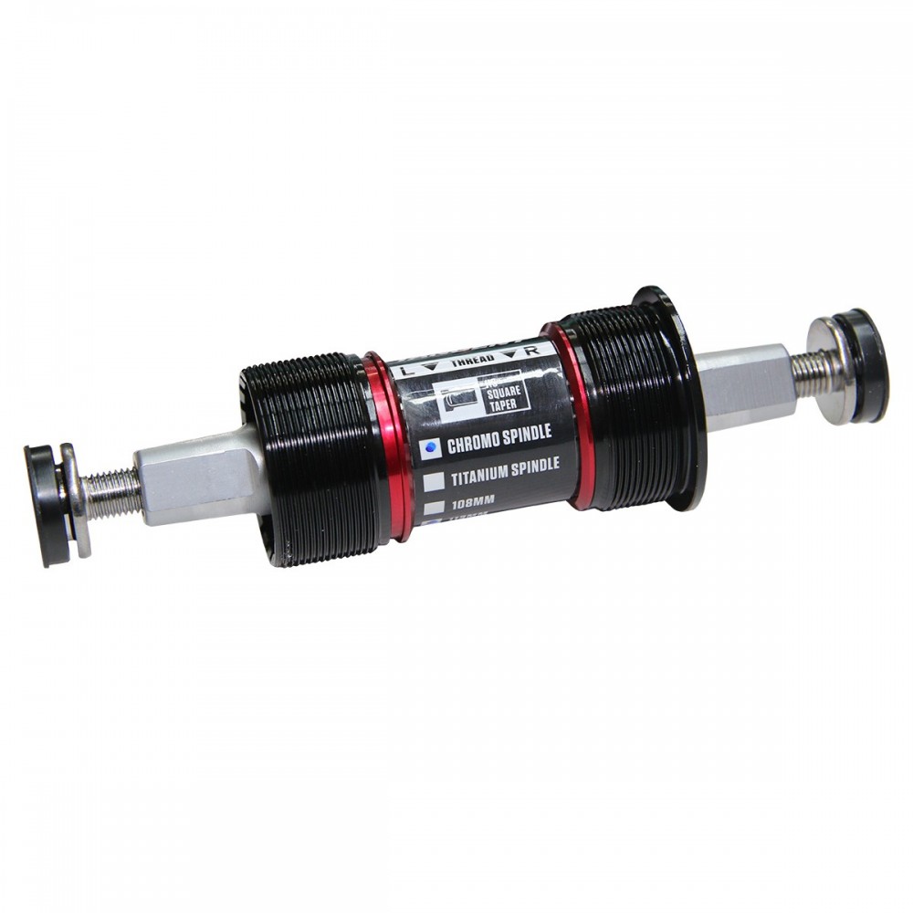 TANGENT SQUARE TAPER BOTTOM BRACKET Color Black Length 118mm Spindle Material Titanium