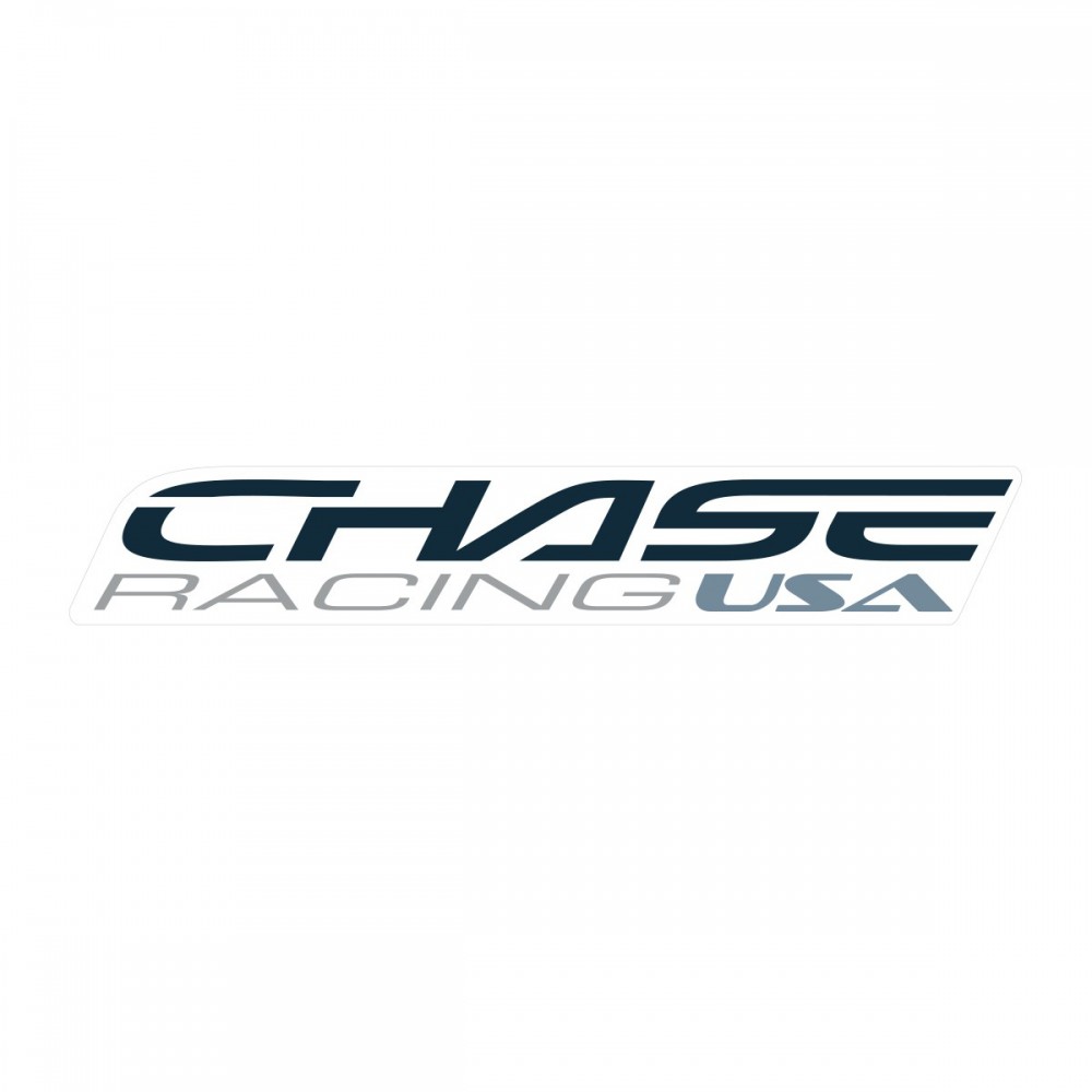 CHASE BIG STICKER 370x60MM DARK GREY