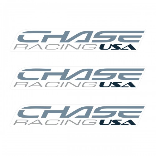 CHASE SMALL STICKER 110x18MM PACK X 3 LIGHT GREY