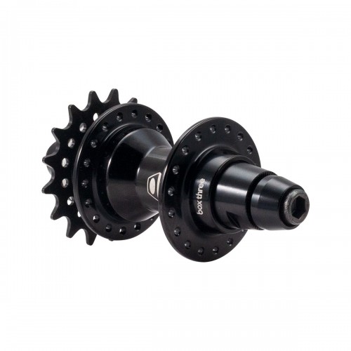 BOX THREE PRO REAR 10mm 36H HUB BLACK