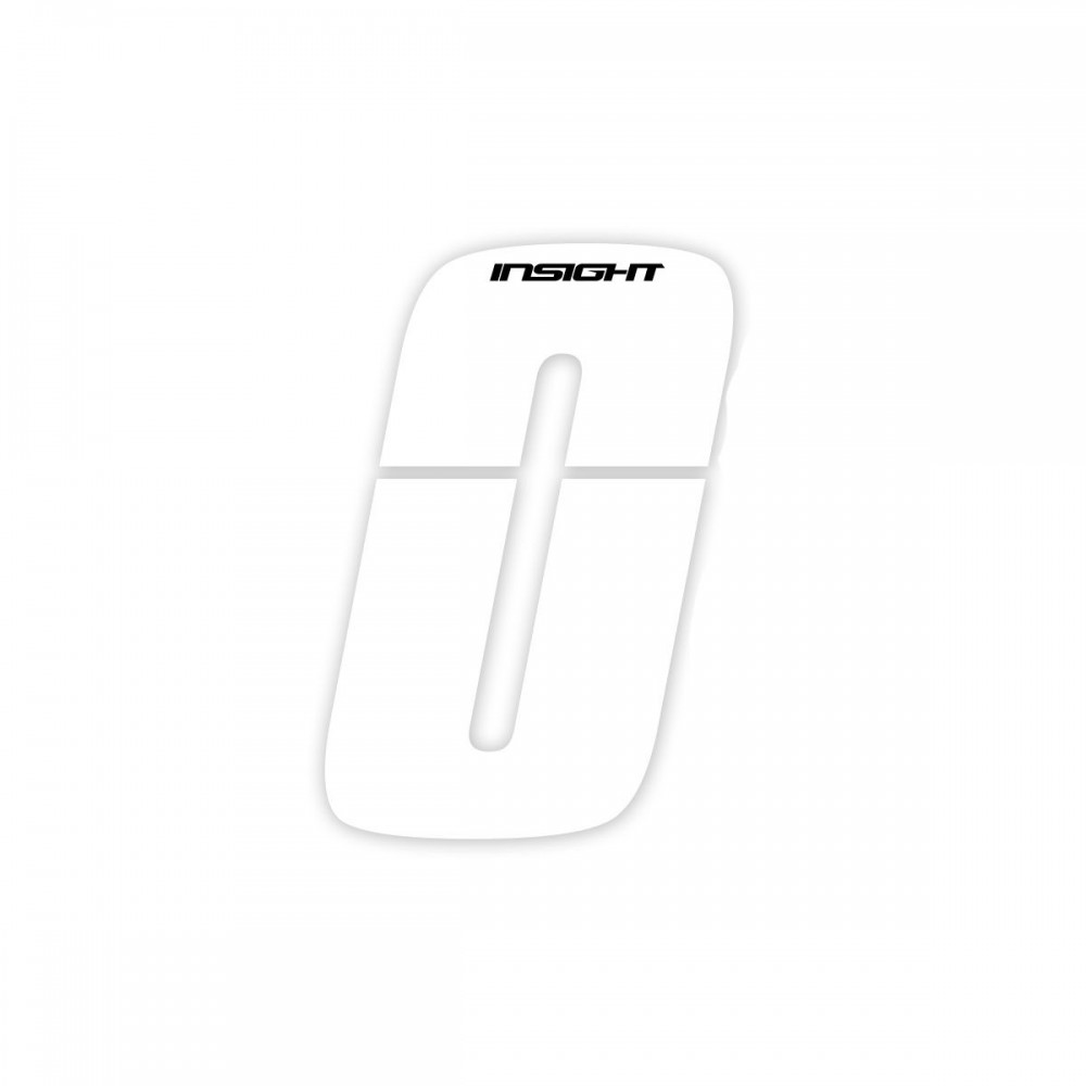 PLATE NUMBERS INSIGHT WHITE 7.5CM