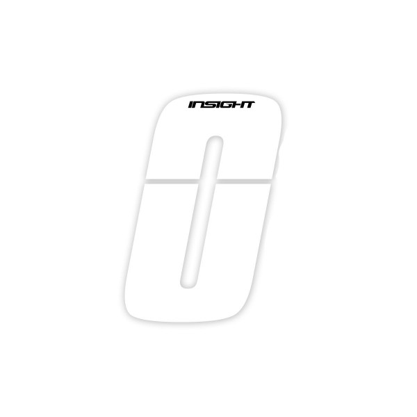 PLATE NUMBERS INSIGHT WHITE 7.5CM