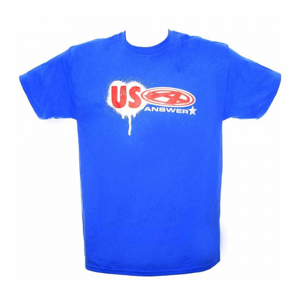 ANSWER USA T-SHIRT BLUE