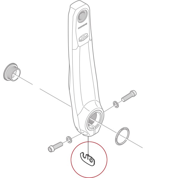 SHIMANO FC-M810 PLATE FOR DXR CRANK