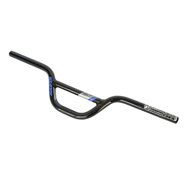 ELEVN SLT V2 JUNIOR ALLOY HANDLEBAR 4.25 Color Black Blue Handlebar Height 4.25
