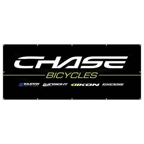 CHASE / BRANDS LOGO BANNER 8x3ft BLACK