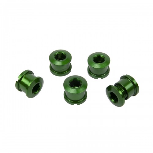 PACK 5 CHAINRING BOLTS INSIGHT 6.5X4MM ALU
