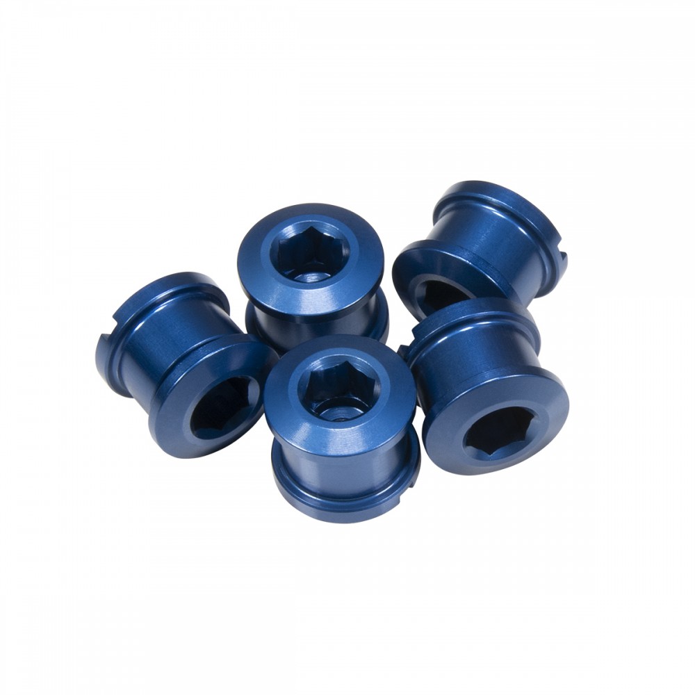 PACK 5 CHAINRING BOLTS INSIGHT 8.5X4MM ALU