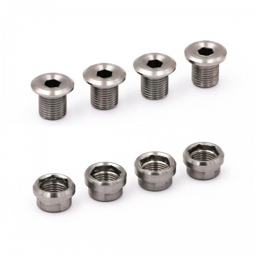 RENNEN INFINITY CHAINRING TITANIUM BOLTS 4PCS