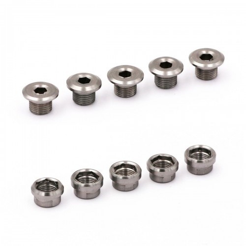 RENNEN INFINITY CHAINRING TITANIUM BOLTS 5PCS