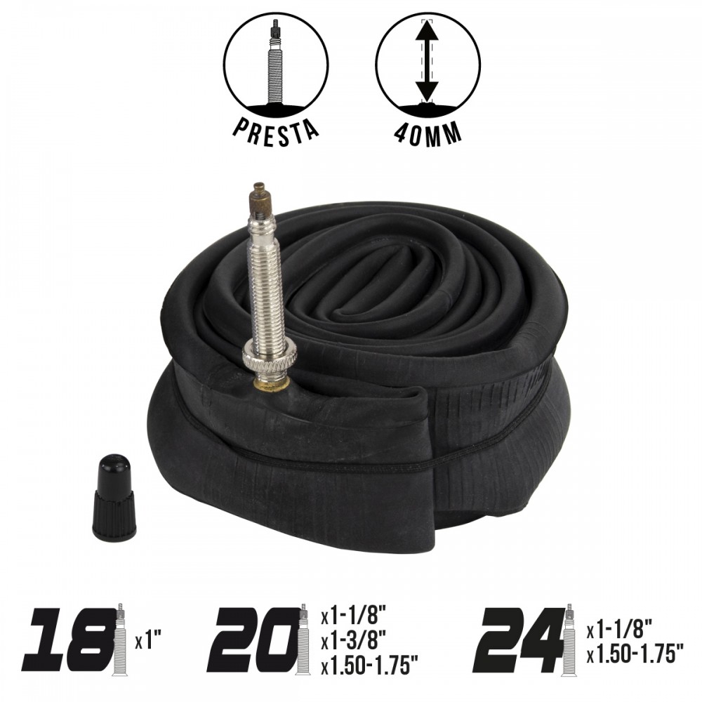 20 inch presta valve tubes