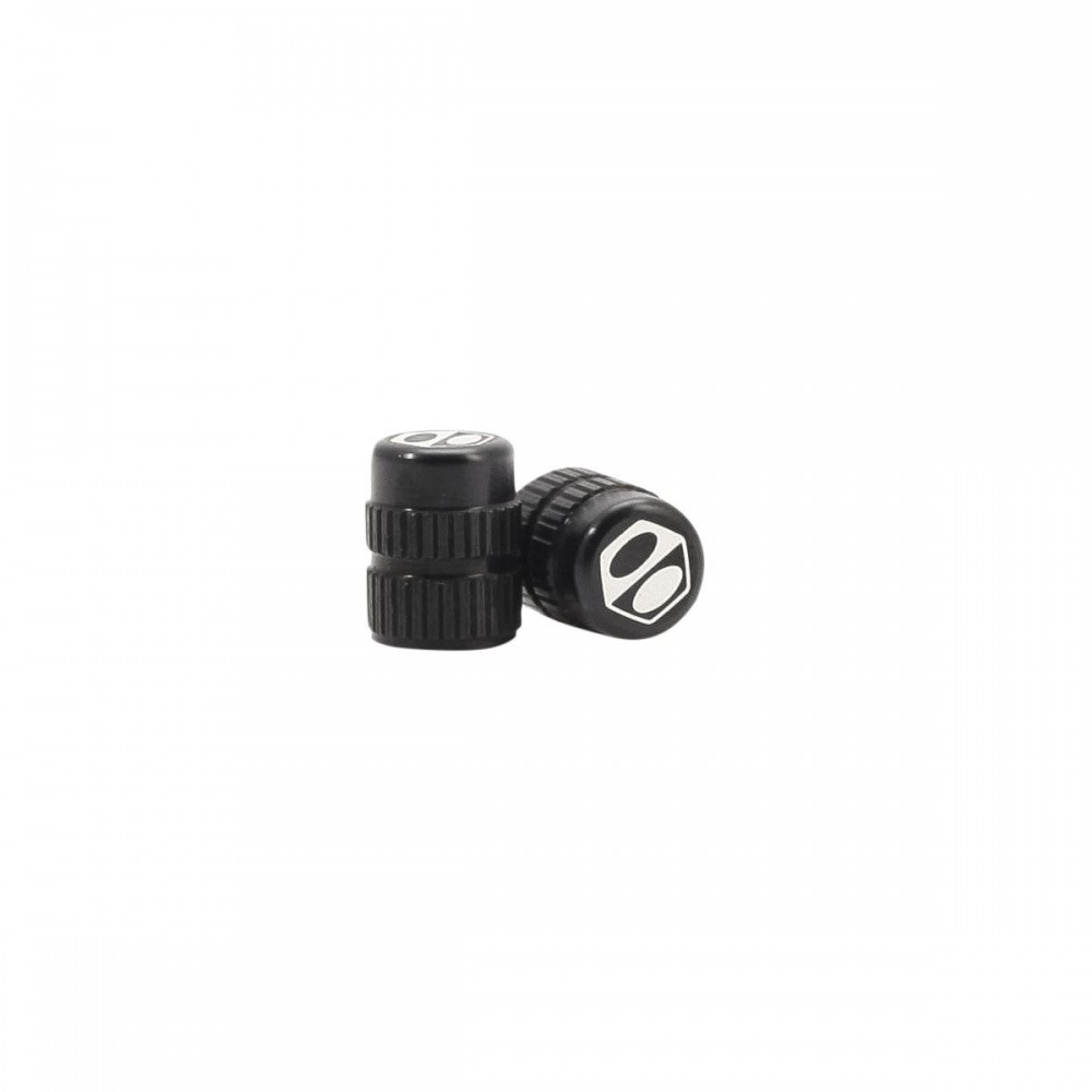 XLC Set Di Tappi Per Valvole PU-X16 In Alluminio - Per Valvole Schrader (AV), Colore Blu, Leggeri 1,3g