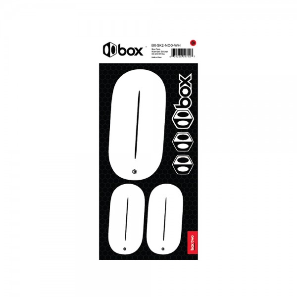 BOX TWO NUMBER STICKER KIT WHITE