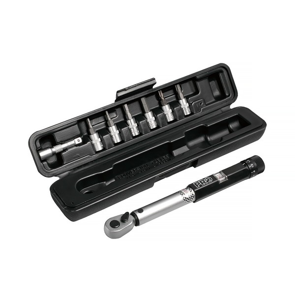 SHIMANO TORQUE WRENCH ADJUSTABLE 3-15NM WITH SOCKETS AND EXTENSION