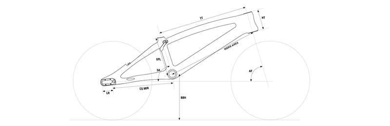 CHASE ACT 1.2 Carbon Race Frame - Black / Slate